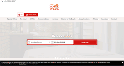 Desktop Screenshot of dluzhotel.com.br